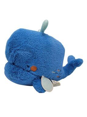 Baby Dumpling Whale Wind Up Music Plush Blue 12" You Are My Sunshine WORKS